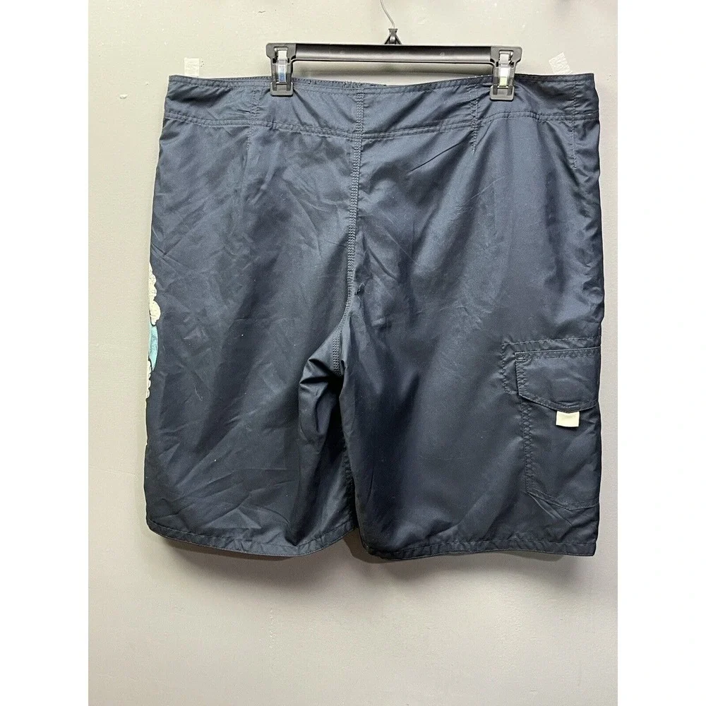 Old Navy Board Shorts Mens XL‎ Navy Santa Cruz California Swim Trunks Surf